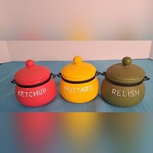 Vintage Enesco condiment set